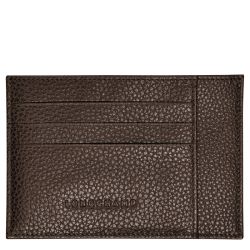 Porte-Cartes Plat Le Foulonné en Cuir - Longchamp