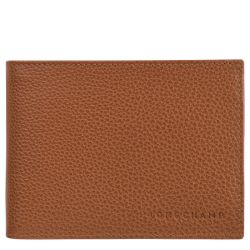 Portefeuille Le Foulonné en Cuir - Longchamp