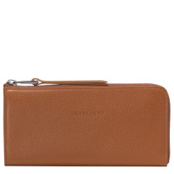 Compagnon Zippé Le Foulonné en Cuir - Longchamp