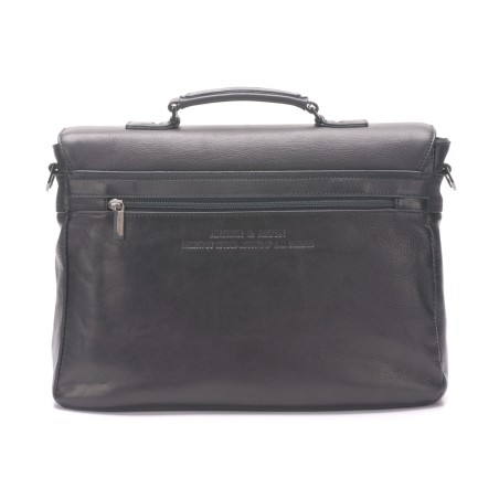 Serviette 1 soufflet Pablo cuir plongé