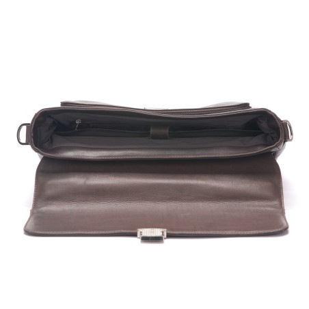 Serviette 1 soufflet Pablo cuir plongé