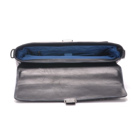 Serviette 1 soufflet Pablo cuir plongé
