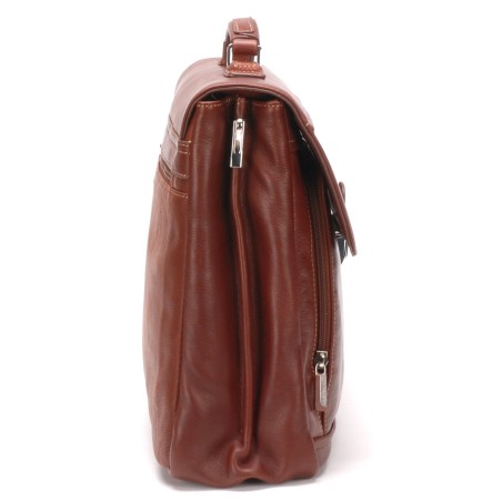 Serviette 2 soufflets Pablo cuir plongé