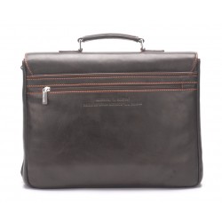 Serviette 2 soufflets Pablo cuir plongé