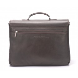 Serviette 3 soufflets Pablo cuir plongé