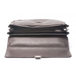 Serviette 3 soufflets Pablo cuir plongé