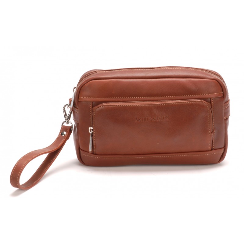 Trousse de toilette Pablo cuir plongé Trousse de toilette Pablo cuir plongé