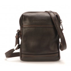 Sac travers petit format Pablo cuir de vachette plongé