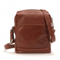 Sac travers petit format Pablo cuir de vachette plongé