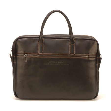 Porte-document Pablo en cuir plongé