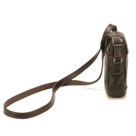 Sac travers Pablo en cuir plongé