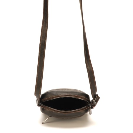Sac travers Pablo en cuir plongé