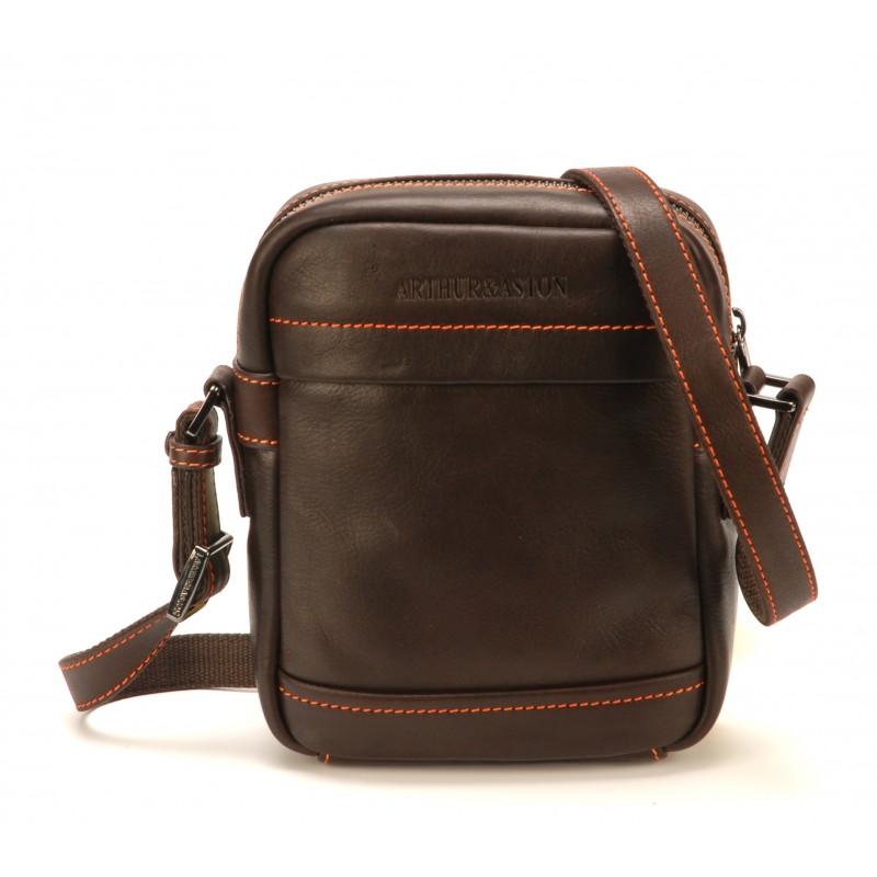 Sac travers Pablo en cuir plongé Sac travers Pablo en cuir plongé