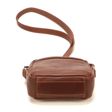 Sac travers Pablo en cuir plongé