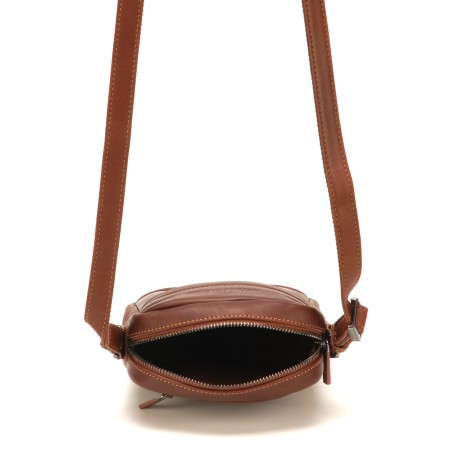 Sac travers Pablo en cuir plongé