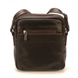 Sac travers Pablo en cuir plongé
