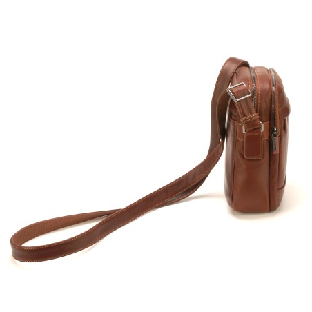 Sac travers Pablo en cuir plongé
