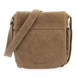 Sacoche travers Cristiano cuir destroy petit modèle