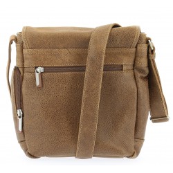 Sacoche travers Cristiano cuir destroy petit modèle