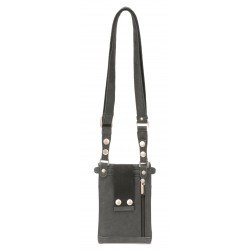 Pochette plate travers ou ceinture Cristiano cuir destroy