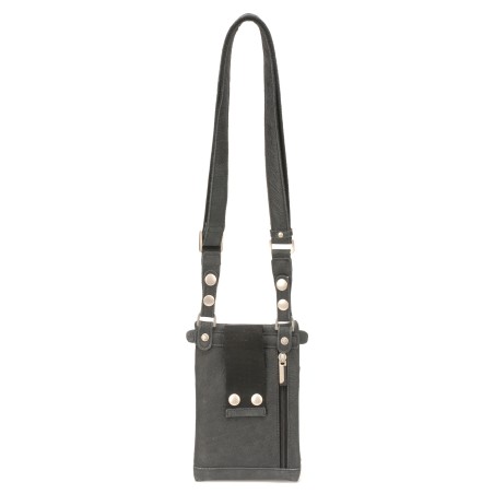 Pochette plate travers ou ceinture Cristiano cuir destroy