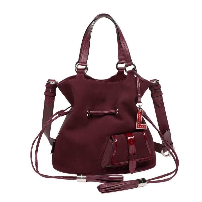 Sac Seau M Premier Flirt en Cuir Suede - Lancel