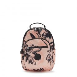 Sac à Dos Seoul S Coral Flower en Toile - Kipling