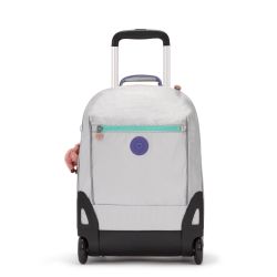 Sac à Dos à Roulettes Sari BTS Polished Grey Block - Kipling