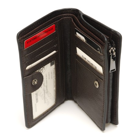 Portefeuille cuir Pia