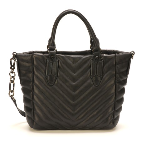 Sac à main cuir matelassé Elia