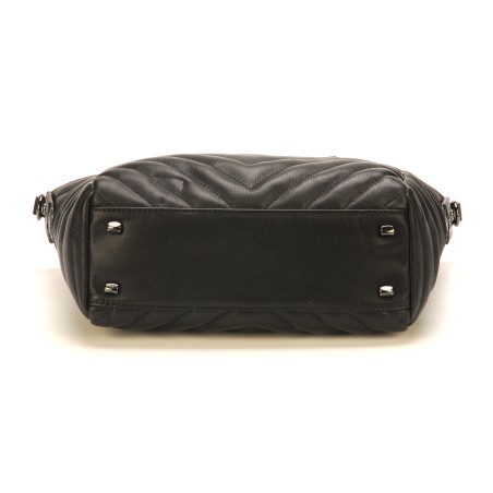 Sac à main cuir matelassé Elia