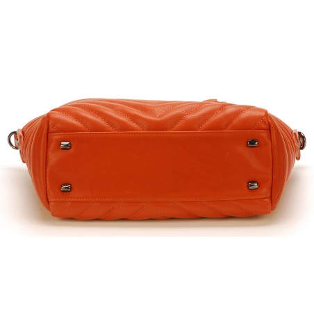 Sac à main cuir matelassé Elia