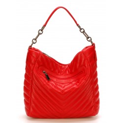 Sac épaule cuir matelassé Elia