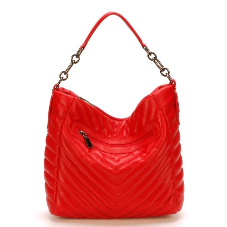 Sac épaule cuir matelassé Elia