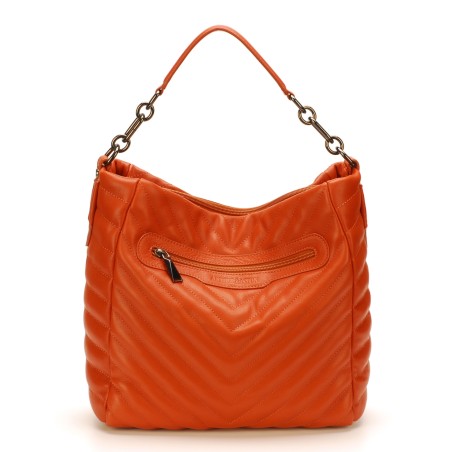 Sac épaule cuir matelassé Elia