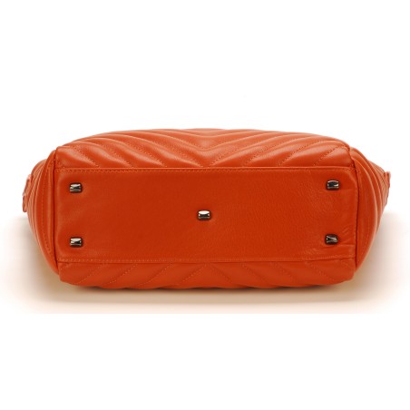 Sac épaule cuir matelassé Elia