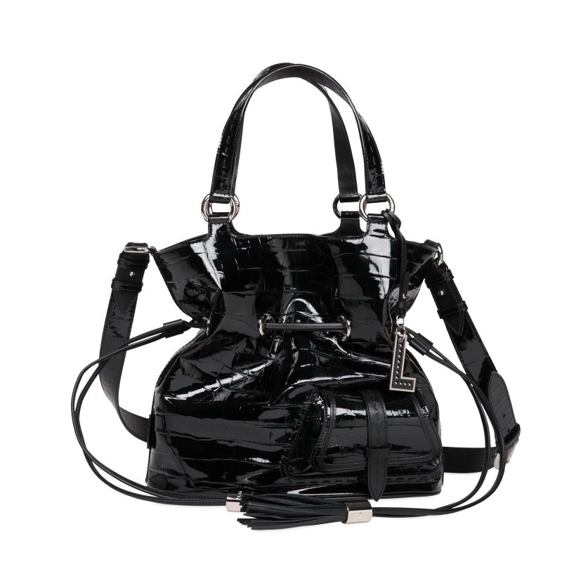 Sac Seau M Premier Flirt Croco en Cuir - Lancel Sac Seau M Premier Flirt Croco en Cuir - Lancel