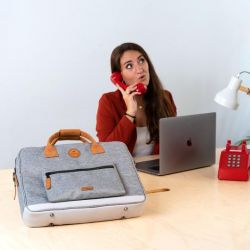 Porte-Documents Messenger en Toile - Cabaia