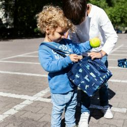 Sac de Voyage Allrounder XS Kids ABC Friends Blue en Toile - Reisenthel