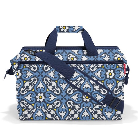 Sac de Voyage Allrounder L Pocket Floral en Toile - Reisenthel