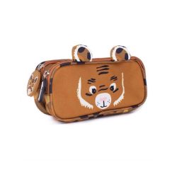 Trousse Double Speculos le Tigre en Toile - Les Déglingos