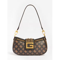 Sac Baguette Bling Logo en Synthétique - Guess