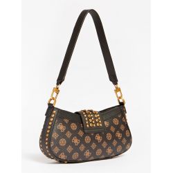 Sac Baguette Bling Logo en Synthétique - Guess