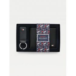 Coffret GP Eton Portefeuille + Porte-Clés en Cuir - Tommy Hilfiger