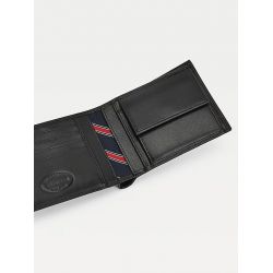 Coffret GP Eton Portefeuille + Porte-Clés en Cuir - Tommy Hilfiger