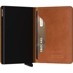 Porte-Cartes et Billets MiniWallet Perforat en Cuir Texturé - Secrid