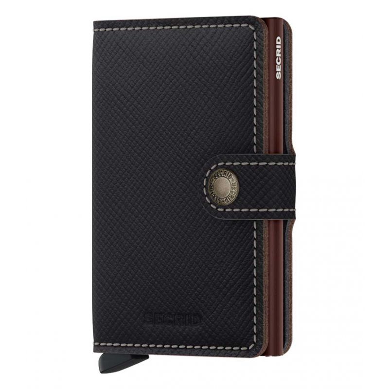 Porte-Cartes et Billets MiniWallet Saffiano en Cuir - Secrid