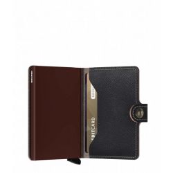 Porte-Cartes et Billets MiniWallet Saffiano en Cuir - Secrid