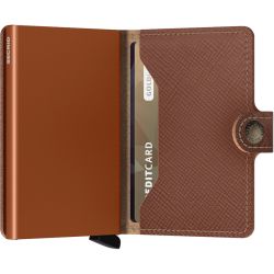 Porte-Cartes et Billets MiniWallet Saffiano en Cuir - Secrid