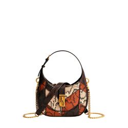 Mini Sac Épaule Maimie Imprimé Python en Synthétique - Guess